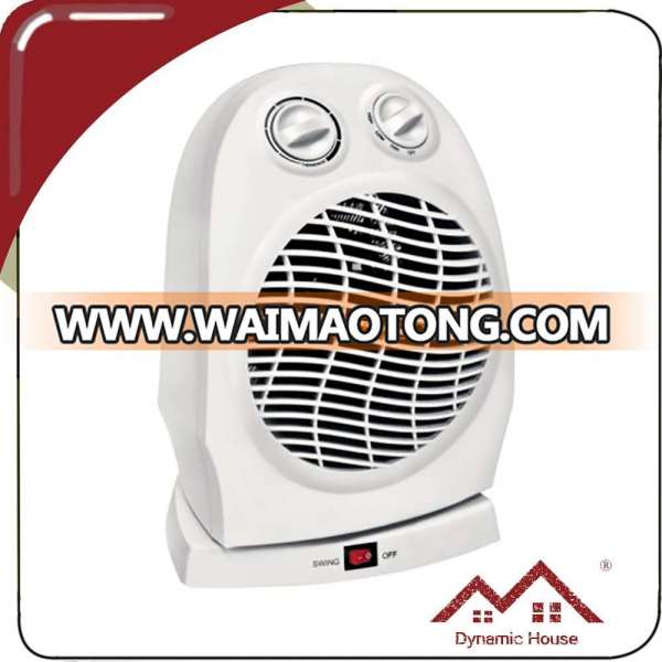 Comfort Zone Oscillating Electric Fan Heater